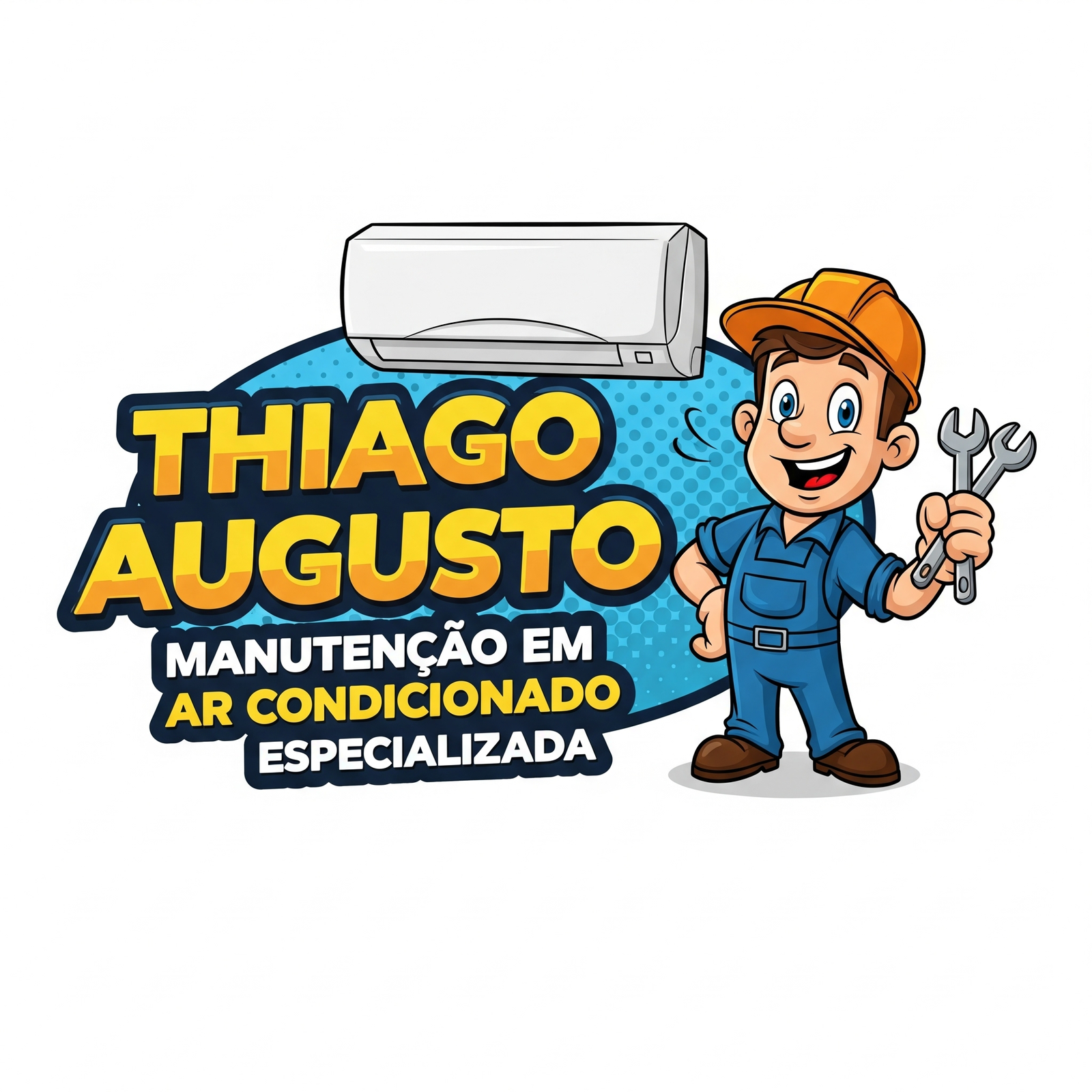 Técnico realizando manutenção de ar condicionado em Valparaíso de Goiás
